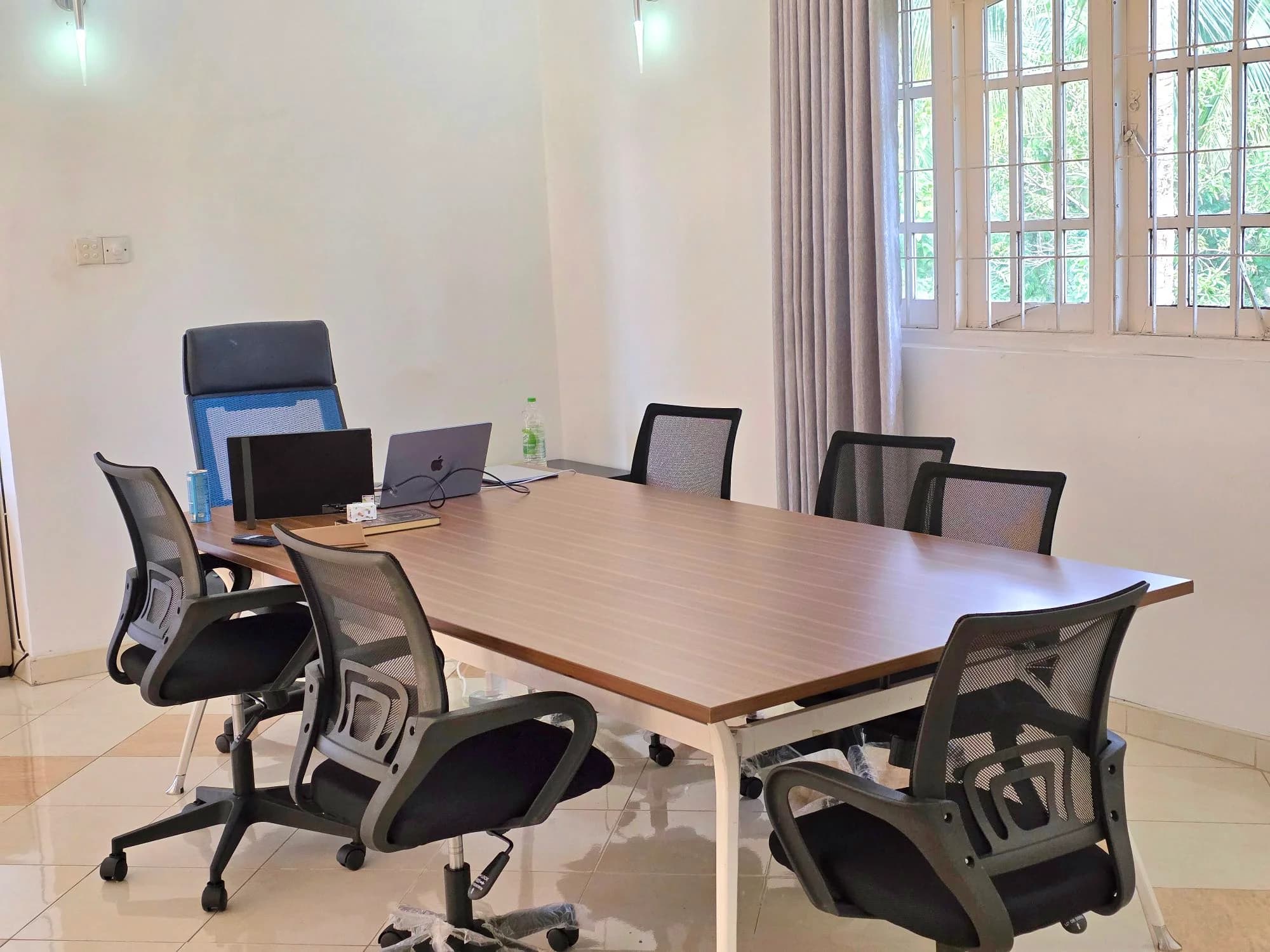 Professional workspace with meeting table and high-speed WiFi at Blended Villas Bentota